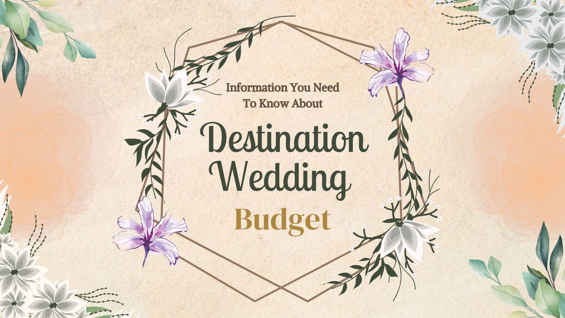 Destination Wedding Budget